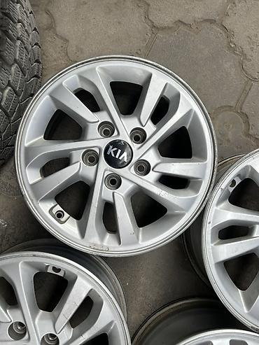 5 110: Литые Диски R 15 Kia, Комплект, отверстий - 5, Б/у — 5