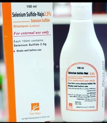 selenium sulfide şampun in Azərbaycan | BƏDƏNƏ QULLUQ: Selenium sulfid şampun 2.5%Tərkibi: Selenium disulfid - Göbələk