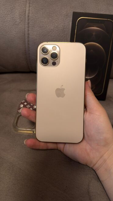купить планшет айпад бу: IPhone 12 Pro, Б/у, 128 ГБ, Золотой, Чехол, Коробка, 82 %