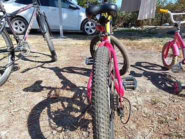 Детские велосипеды: Үч велосипед сатылат 1) Детский велосипед Starke (розовый) - Колеса — 11