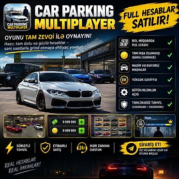 masin maqnitofon: 🚗🔥 car parking multiplayer full hesab satılır!✅ Bütün maşınlar açıqdır — 1