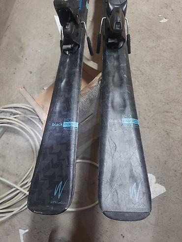 Лыжи: Для подготовленных склонов, С креплениями, Б/у — 8