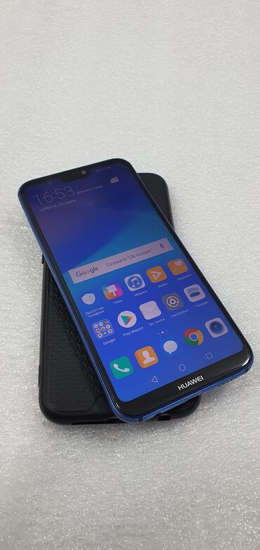 бишкек цум телефоны: Huawei P20 Lite, Б/у, 64 ГБ, цвет - Синий, 2 SIM