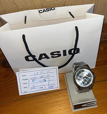 saatı: CASIO kişi qol saatı – model: MTP-1259D-7A - Klassik dizaynlı analoq — 1