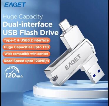 flash kart qiymeti: Flash kart 512 GB, USB 3.2, Yeni