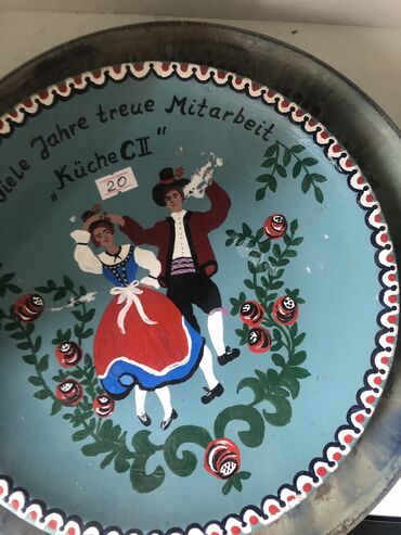 Əntiq qablar: Винтажная коллекция настенных тарелок — 8