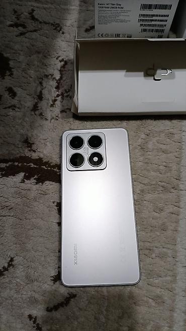 note 14: Xiaomi, 14T, Б/у, 256 ГБ, цвет - Серебристый, 2 SIM — 4