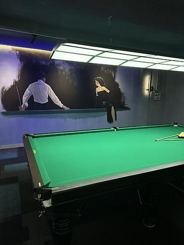 Бильярдные столы: Бильярдный стол для русского бильярда с полным оснащением. 12 фут — 9