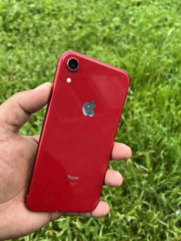 телефон филипис: IPhone Xr, Б/у, 128 ГБ, Красный, Защитное стекло, Чехол, 86 %