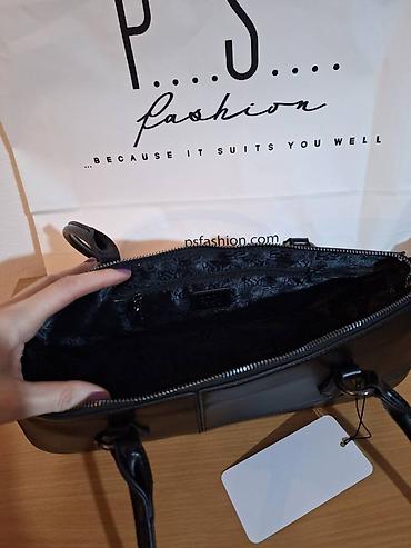 Torbe: Nova PS Fashion crna elegantna ženska torbica torba Nova crna — 4