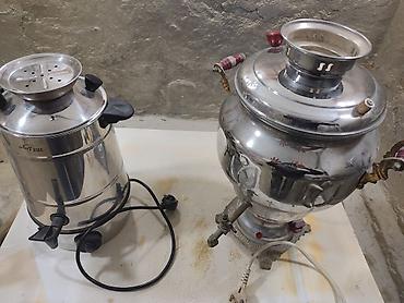 Giymet 1 ayiti Paslanmayan metaldan hazırlanmış 2 ədəd samovar/çay