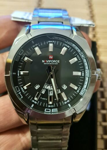 Qol saatları: Yeni, Qol saatı, NaviForce, rəng - Qara — 2