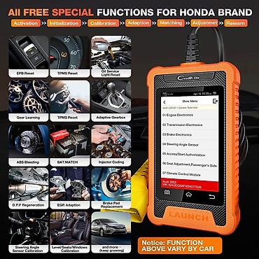 Alati za automobile: Novo - LAUNCH X431 Creader Elite OBD2 za Honda / Acura — 10