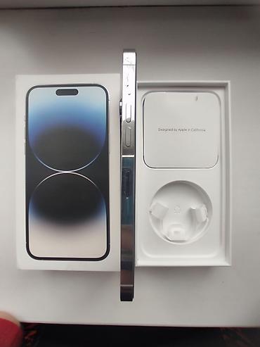 Apple iPhone: IPhone 14 Pro Max, Б/у, 128 ГБ, Серебристый, Коробка, 88 % — 6