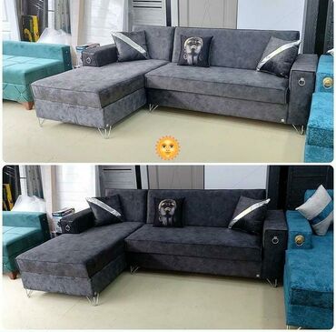 Jale_Mebel: Угловой диван, Новый, Раскладной, С подъемным механизмом