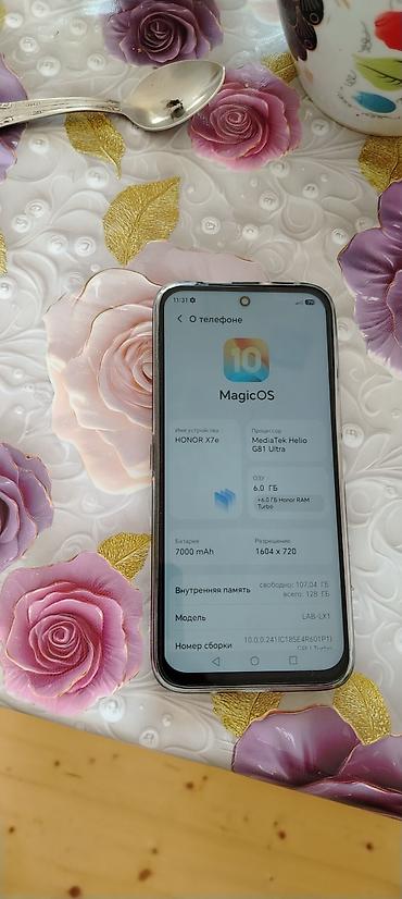 honor 200 smart: Honor 128 GB, rəng - Boz, Sensor — 5