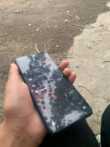телефон ховей: Poco X3 NFC, Б/у, 128 ГБ, цвет - Голубой, 1 SIM, eSIM