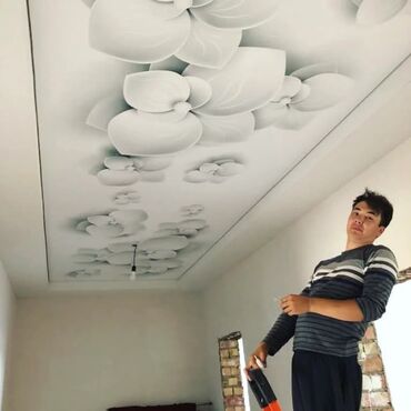 Натяжной потолок: Натяжной потолок Глянцевое, Матовое, 3D потолки Бесплатный замер, Гарантия, Монтаж at lalafo.kg — 18 Натяжной потолок: Натяжной потолок Глянцевое, Матовое, 3D потолки Бесплатный замер, Гарантия, Монтаж — 18