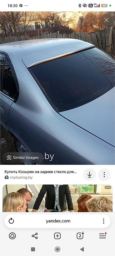 ветровик спойлер: Козырёк на заднее стекло для седана - Назначение: аэродинамический — 1