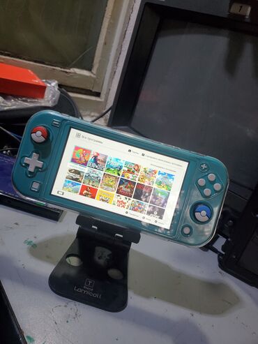 игровые консоли nintendo switch: Nintendo switch lite такой как надо!!!! чипованный(прошитый)