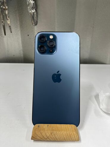 ipone 12 pro: IPhone 12 Pro Max, 256 ГБ, Синий, Беспроводная зарядка, Face ID