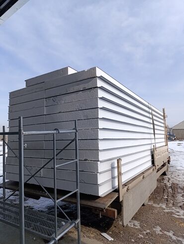 Сэндвич-панели кровельные: Сендвич панель 🧱 Кровельный панели 🏡 1. Сендвич панелдер – жеңил — 10