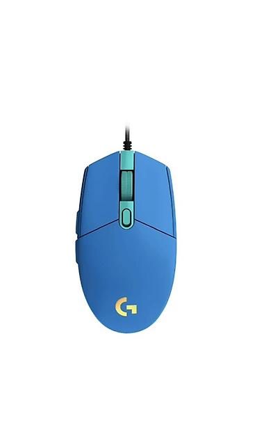 iphone 7 ekrani: Logitech G gaming siçanı – simli, mavi rəngli xüsusi dizayn Gaming — 3