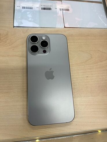 islenmis akumulator satisi: IPhone 16 Pro Max, 256 ГБ, Серебристый, Face ID