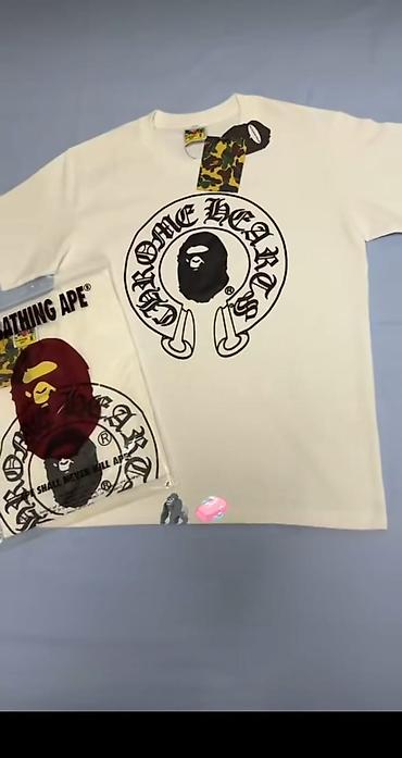 pull and: СРОЧНО ФУТБОЛКА BAPE x CHROM HARTS,НОВАЯ ПОСЛЕДНЯЯ ОТДАЮ ЗА — 2