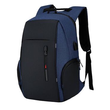 прада сумка: Рюкзак RO76 синий Арт.3129 Стильный универсальный рюкзак для