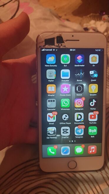iphone 8 plus ekran qiymeti: IPhone 7 Plus, 128 GB, Çəhrayı