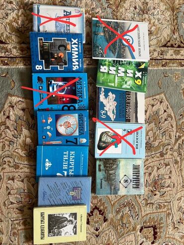 физика 8 класс жаны китеп: Школьные учебники (разные предметы, 6–9 классы). В наличии на фото: -