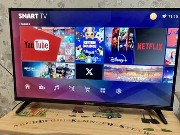 Информатика: Б/у Телевизор Zimmer Led 32" FHD (1920x1080), Самовывоз, Платная доставка