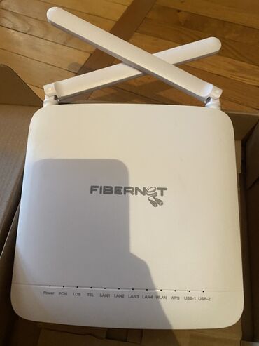Masaüstü kompüterlər və iş stansiyaları: FIBERNET Wi‑Fi marşrutizator Xüsusiyyətlər: - İki ədəd tənzimlənən