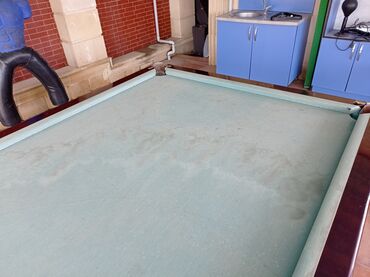 Bilyard masaları: - Bilyard masalarının satışı və təmiri. - Rus, Amerikan pool, Snooker — 4