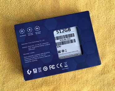 2 el netbook: Daxili SSD disk 512 GB, 2.5", Yeni