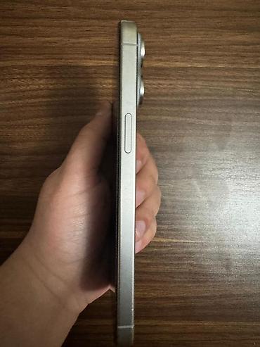 iphone 15 pro yd: IPhone 15 Pro Max, 256 GB, White Titanium, Face ID — 3
