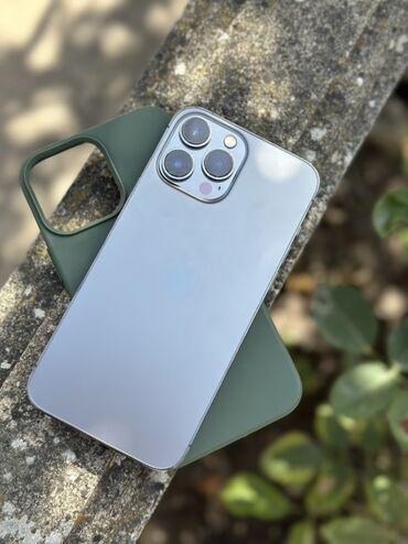 Apple iPhone: IPhone 13 Pro Max, 128 ГБ, Alpine Green, Беспроводная зарядка, Face ID
