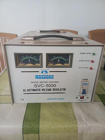 Hossoni SVC-5000 – AC Automatic Voltage Regulator (Servo Motor lalafo.az -da Hossoni SVC-5000 – AC Automatic Voltage Regulator (Servo Motor