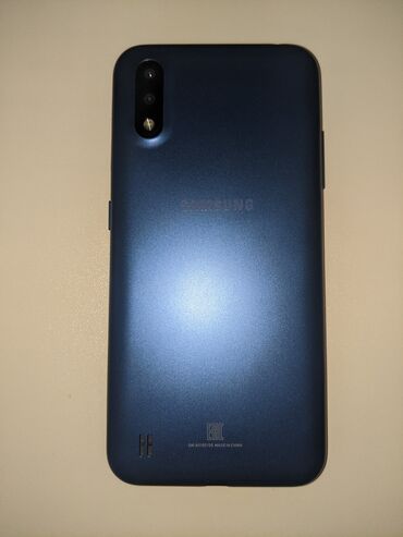 samsung a80 qiymeti azerbaycanda: Samsung Galaxy A01, 16 GB, rəng - Göy, Sensor, İki sim kartlı, Face ID
