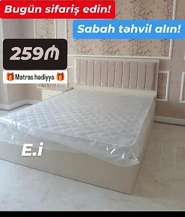 Yeni, İkinəfərlik çarpayı, Bazalı, Matras ilə, Siyirməsiz