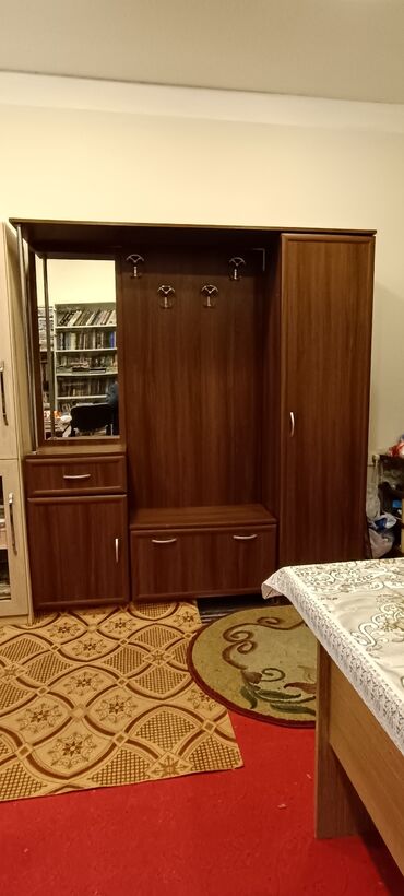 islenmis sfanerler: Гардеробный шкаф, Б/у, 1 дверь, Распашной, Прямой шкаф, Азербайджан