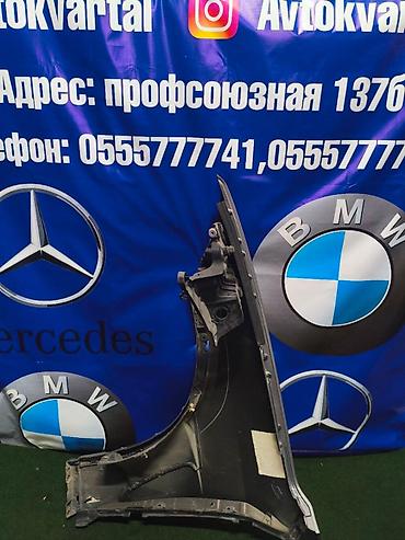 подкладки: Крыло Переднее правое BMW, 2014 г., Б/у, Оригинал — 2