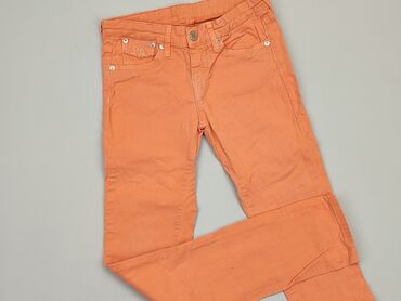 legginsy imitujące jeans: Spodnie jeansowe, 9 lat, 128/134, stan - Dobry