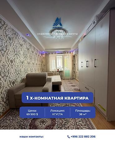 индивидулка: 1 комната, 39 м², Мед Академия Индивидуалка, 3 этаж, Свежий ремонт — 1
