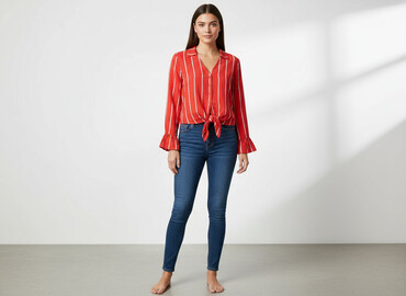 tk maxx bluzy: H&M, Koszula damska, rozmiar L