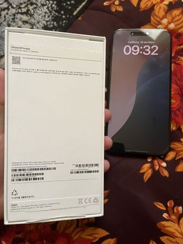 стабилизатор для телефонов: IPhone 16 Pro Max, 256 ГБ, Black Titanium, Куту
