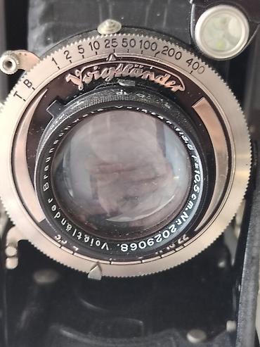 t 10: Voigtländer büzməli orta format fotoaparat. - Brend/model — 2