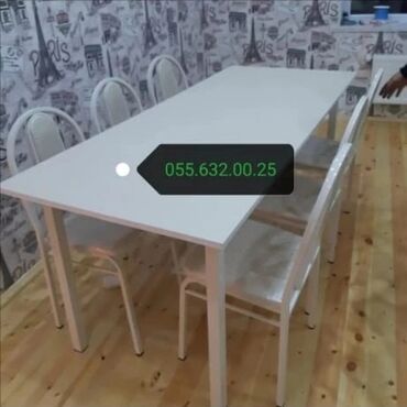 Bağ, çöl masa və oturacaq dəstləri: Stullar anbardan satiş var Modellər coxdur Rəng secimi etmək OLAR — 24