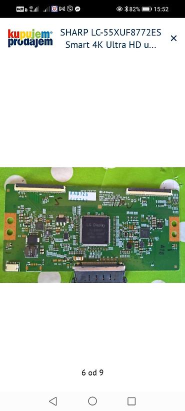 Aksesoari za TV i video: SHARP LC-55XUF8772ES Smart 4K Ultra HD – delovi Dostupne originalne — 7